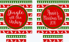 Load image into Gallery viewer, Christmas Party Huggers. Personalized Christmas Family Party Favors.Christmas Birthday or Bachelorette Favors. Christmas Wedding Shower!