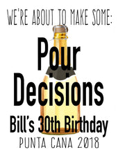 Load image into Gallery viewer, Pop the Bubbly! Personalized Tote Bag