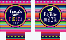 Load image into Gallery viewer, Fiesta Party Huggers. Fiesta Vacation Coolies. Mexican Pinata Party Favors. Fiesta Birthday Party Favors! Bachelorette Down to Fiesta!