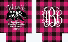 Load image into Gallery viewer, Buffalo Plaid Personalized Party Huggers