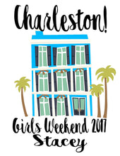 Load image into Gallery viewer, Beach House Personalized Tote Bag