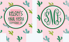 Load image into Gallery viewer, Cactus Party Huggers. Scottsdale Party Favors. Cactus Birthday Party Favors! Cabo Scottsdale Bachelorette! Fiesta Bachelorette Favor