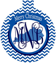 Load image into Gallery viewer, Kentucky Ornament. Monogrammed Kentucky Christmas Gift! Custom Kentucky Gift! Great Kentucky Stocking Stuffer!
