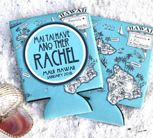 Load image into Gallery viewer, Hawaii Vacation Huggers. Luau Bachelorette or Birthday Huggers. Maui, Oahu, Kauai, Lanai Vacation Huggers. Hawaiian Wedding Shower Huggers!