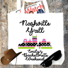 Load image into Gallery viewer, Nashville Personalized Tote Bag