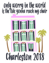 Load image into Gallery viewer, Beach House Tote bag. South Carolina Party Favors! Charleston Bachelorette or Girls Weekend Tote Bag. Custom Savannah Tote Bag.