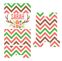 Load image into Gallery viewer, Antlers and Chevron Phone Stand