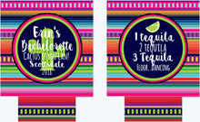 Load image into Gallery viewer, Fiesta Party Huggers. Fiesta Vacation Coolies. Mexican Pinata Party Favors. Fiesta Birthday Party Favors! Bachelorette Down to Fiesta!