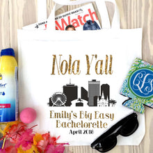 Load image into Gallery viewer, Nola Personalized Tote Bag