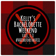 Load image into Gallery viewer, Plaid Ski Hangover Bags