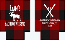 Load image into Gallery viewer, Plaid Canada Huggers. Bachelor, Bachelorette or Birthday Party Favors. Canada Bachelor Party Favors! Ski Vacation favors! Montreal, Toronto