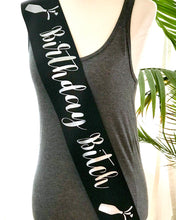 Load image into Gallery viewer, Birthday Bitch 4" Satin Sash
