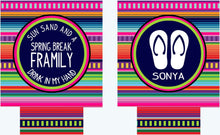 Load image into Gallery viewer, Fiesta Party Huggers. Fiesta Vacation Coolies. Mexican Pinata Party Favors. Fiesta Birthday Party Favors! Down to Fiesta!