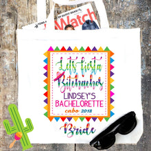 Load image into Gallery viewer, Fiesta Party Huggers. Fiesta Bachelorette Coolies. Mexican Fiesta Party Favors. Fiesta Wedding Shower Favors! Bachelorette Down to Fiesta!
