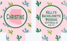 Load image into Gallery viewer, Cactus Party Huggers. Scottsdale Party Favors. Cactus Birthday Party Favors! Cabo Scottsdale Bachelorette! Fiesta Bachelorette Favor