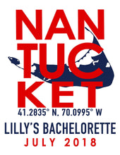 Load image into Gallery viewer, Nantucket Personalized Tote Bag