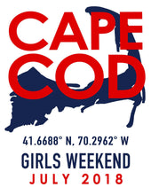 Load image into Gallery viewer, Cape Cod Personalized Tote Bag