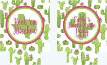 Load image into Gallery viewer, Cactus Party Huggers. Girls weekend Cactus Favors. Scottsdale Birthday Party Favors. Cactus Scottsdale or Cabo Bachelorette Favors.