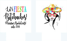 Load image into Gallery viewer, Fiesta Party Huggers. Fiesta Vacation Coolies. Fiesta Party Favors. Fiesta Birthday Party Favors! Bachelorette Down to Fiesta!