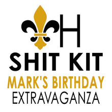 Load image into Gallery viewer, New Orleans Hangover Bags. Personalized NOLA Oh Shit Kits! NOLA Birthday Favor Bag. Custom Nola Bachelorette Bag. New Orleans Recovery bags