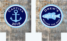 Load image into Gallery viewer, Fishing Party Drink Huggers. Fishing Party Drink Huggers! Fly Fishing Birthday Party Favors. Fishing Bachelor Party Favors!