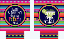 Load image into Gallery viewer, Fiesta Margarita Party Huggers. Fiesta Vacation Coolies. Mexican Party Favors. Fiesta Birthday Party Favors! Bachelorette Down to Fiesta!