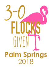 Load image into Gallery viewer, Flamingo Tote bag. Zero Flocks Given Party Favors! Flamingo Bachelorette or Girls Weekend Tote Bag. Flamingle Favor Bag.