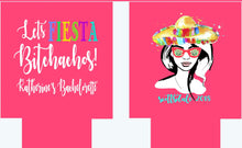 Load image into Gallery viewer, Fiesta Party Huggers. Fiesta Vacation Coolies. Fiesta Party Favors. Fiesta Birthday Party Favors! Bachelorette Down to Fiesta!