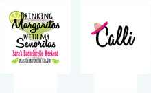 Load image into Gallery viewer, Fiesta Party Huggers. Fiesta Vacation Coolies. Mexican Party Favors. Fiesta Birthday Party Favors! Bachelorette Down to Fiesta!