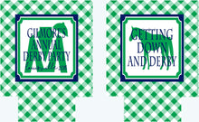 Load image into Gallery viewer, Derby Party Huggers. Derby Bachelorette or Birthday Party Can Coolers.Custom Derby Party Favors. Personalized Horse Coolies! Horse Racing!
