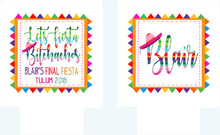 Load image into Gallery viewer, Fiesta Party Huggers. Fiesta Bachelorette Coolies. Mexican Fiesta Party Favors. Fiesta Wedding Shower Favors! Bachelorette Down to Fiesta!