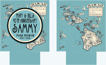 Load image into Gallery viewer, Hawaii Vacation Huggers. Luau Bachelorette or Birthday Huggers. Maui, Oahu, Kauai, Lanai Vacation Huggers. Hawaiian Wedding Shower Huggers!