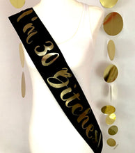 Load image into Gallery viewer, Birthday Bitches 4" Premium Satin Sash