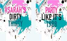 Load image into Gallery viewer, Dirty Party Huggers. Dirty Birthday or Bachelorette Huggers. Dirty Birthday Favors. Eighties Theme Party Favors! 90s Birthday Party !