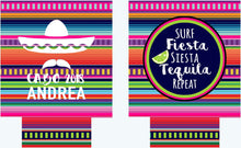 Load image into Gallery viewer, Fiesta White Sombrero Party Huggers. Fiesta Vacation Favors. Mexican Wedding Fiesta Party Favors. Fiesta Bachelorette/Birthday Party Favors