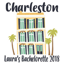 Load image into Gallery viewer, Beach House Hangover Bags. Charleston Bachelorette or Birthday Oh Shit Kits! Mini Key West Bachelorette Bag. Custom Charleston Favor Bag.