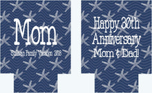 Load image into Gallery viewer, Starfish Party Huggers. Preppy Bachelorette or Birthday Beach Huggers. Monogram Bachelorette Party Favors. Personalized Beach Huggers!