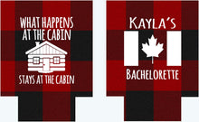 Load image into Gallery viewer, Plaid Canada Huggers. Bachelor, Bachelorette or Birthday Party Favors. Canada Bachelor Party Favors! Ski Vacation favors! Montreal, Toronto