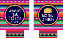 Load image into Gallery viewer, Fiesta Taco Party Huggers. Fiesta Vacation or Girls Weekend. Mexican Fiesta Party Favors. Fiesta Birthday Party Favors! Bachelorette Fiesta!