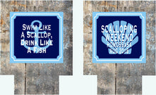 Load image into Gallery viewer, Fishing Party Drink Huggers. Fishing Party Drink Huggers! Fly Fishing Birthday Party Favors. Fishing Bachelor Party Favors!
