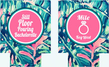 Load image into Gallery viewer, Palm Leaves Party Huggers. Tropical Wedding or Bachelorette Party Favors. Girl's Weekend Family Vacation Beach Favors.