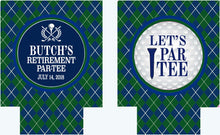 Load image into Gallery viewer, Golf Party Drink Hugger. Personalized Golf Bachelor or Birthday Party Favors. Personalized Golf Beverage Insulator!