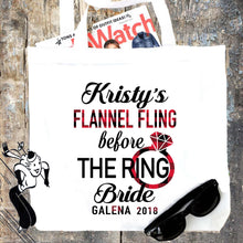 Load image into Gallery viewer, Plaid Party Personalized Tote Bag