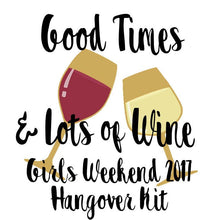 Load image into Gallery viewer, Wine Party Hangover Bags