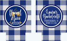 Load image into Gallery viewer, Plaid Bachelorette Party Personalized Huggers