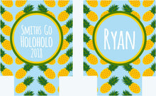 Load image into Gallery viewer, Pineapple Party Vacation huggers. Tropical Drinks Bachelorette or Birthday Favors. Pineapple Wedding Shower Favors! Pineapple party huggers.