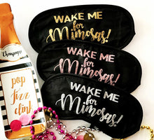 Load image into Gallery viewer, Mimosas Glitter Sleep Mask
