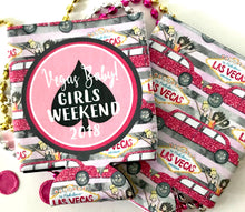Load image into Gallery viewer, Vegas Party Huggers. Vegas Girls Weekend Huggers. Vegas Wedding. Vegas Bachelorette or Birthday Party Favors. Vegas Birthday Party Favors!