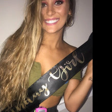 Load image into Gallery viewer, Birthday Girl 4" Satin Sash