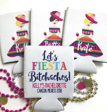 Load image into Gallery viewer, Fiesta Party Huggers. Fiesta Vacation or Girls Weekend. Mexican Fiesta Party Favors. Fiesta Birthday Party Favors! Bachelorette Fiesta!